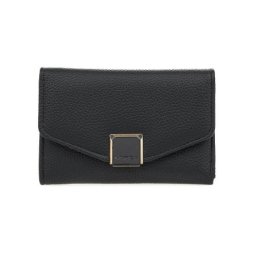 Verde Novčanik ženski manji sa elegantnom kopcom 1433, 15×3×10.5 cm crna ( 16NZV1433B )
