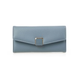Verde Novčanik ženski veci sa elegantnom kopcom 1432, 20×4×10 cm svetlo plava ( 16NZV1432EA )