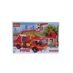 Kocke vatrogasna stanica Cogo 328pcs