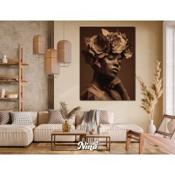 Moderne slike na platnu Bronzana elegancija ms247