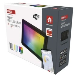 Emos zsw101 Led reflektor gosmart 50w 4300lm rgb+cct dimabilan ip65 ( 3645 )