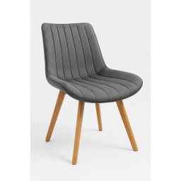 Trpezarijska stolica c-413 linea wood siva ( 0000503 )