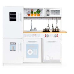 DRVENA DEČIJA KUHINJA LED SVETLO+SAKSIJE