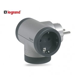 LG 694524 ADAPTER ROTIRAJUCI 2X2P+E 1XUSB-A 1XUSB-C (ALU/T.SIVA)