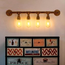 RUSTIK 29 ZIDNA LAMPA W0021-4 4*E27 cupreous