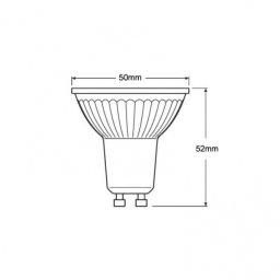 DAWN LED SIJALICA GU10 6.5W 3000K PAR16 80 575lm 36° IP20
