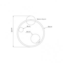 VESTA 555 ZIDNA LAMPA 1*G9 MESING