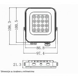 LED REFLEKTOR IK03 10 W 6500K