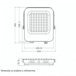 LED REFLEKTOR IK03 30 W 6500K