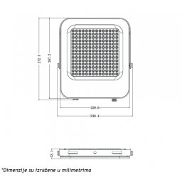 LED REFLEKTOR IK03 150 W 6500K