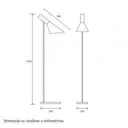 LUNA 296 PODNA LAMPA 1*E27
