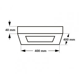 LED PANEL N/Z KNS5-36W 4000K