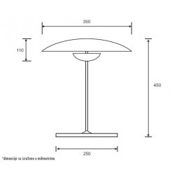 LUNA 304 STONA LAMPA 12W 3000K