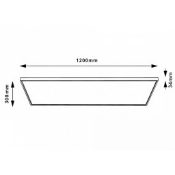 LED PANEL N/Z KNS5-48W 3000/4000/6000K 12030