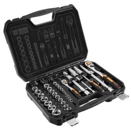 Neo Tools 10-054 Set nasadnih ključeva, 73 dela, 1/2, 1/4, CrV ( 10-054 )