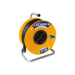 Commel kabl sa motalicom pvc bubanj 280mm monofazna 50m h05vv-f 3g1,5 ( c0957 )