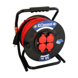 Commel kabl sa motalicom pvc bubnj 320mm monofazna 50m h05vv-f 3g2,5 ( c0912 )