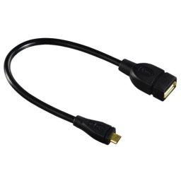 Hama usb kabl, micro-b muski na usb-a zenski, 15cm ( 78426 )