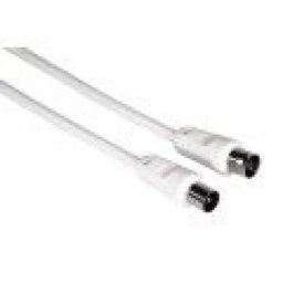 Hama antenski kabl 75db duplo izolovan (muško ženski) 10m, beli ( 11903 )