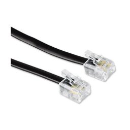 Hama telefonski kabl 6p4c na 6p4c, crni, 15m ( 44932 )