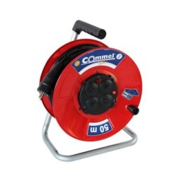Commel kabl sa motalicom metalni bubanj 280mm monofaz 50m h05rr-f 3g1,5 ( c0927 )