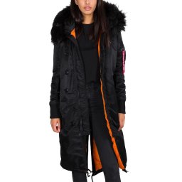ALPHA INDUSTRIES 198013 03 L FISHTAIL Z JAKNA BLK