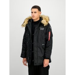 ALPHA INDUSTRIES N3B AIRBORNE JAKNA BLK