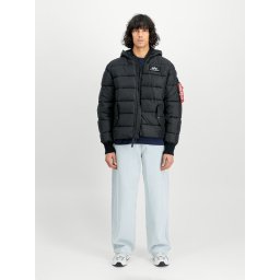 ALPHA INDUSTRIES HOODED PUFFER JAKNA