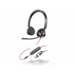 Poly Blackwire 3325 Stereo Microsoft Teams Certified USB-C Headset ( 8X222AA )