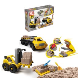 Set za igru - mašine za pravljenje cigli sa kinetičkim peskom ( 037449 )