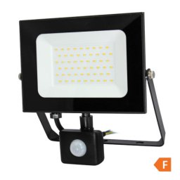 Commel led reflektor 50w detek pokreta 4000k 4250lm 30kh crni ( c307-259 )