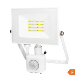 Commel led reflektor senzor 20w 4000k, 1600lm 30kh, beli ( c307-129 )