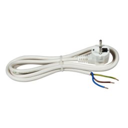 Commel prikljucni kabl 16a 250v 3500w, beli, 2m h05vv-f 3g1,5 ( c0514 )