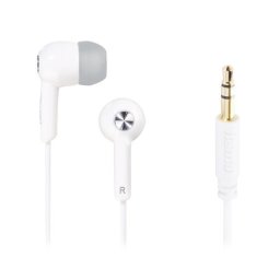 Hama stereo slusalice bubice "gloss", udobne, bele ( 184132 )
