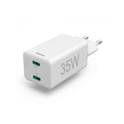 Hama kucni punjac pd/qualcomm 2xusb-c, 35w beli ( 201694 )