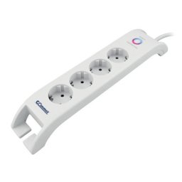 Commel uticnica 4-struka + 2xusb, prenaponska zastita, 2m bela ho5vv-f 3g1.5 ( c380-108 )