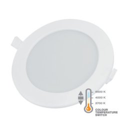 Commel LED panel 12w, okrugli ugradni. cct sklopka ( c337-314 )