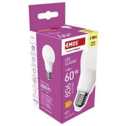 Emos zq5e41 Led sijalica classic a60 7w(60w) 806lm e27 ww ( 3608 )