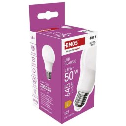 Emos zq5e33 Led sijalica classic a60 5,8w(50w) 645lm e27 nw ( 3607 )