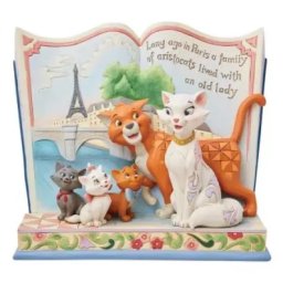 Jim Shore Disney - Aristocats Storybook Figurine ( 071819 )