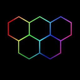 Led tube light 5 heads RGB 12V tube: 410mm 23pcs 242451