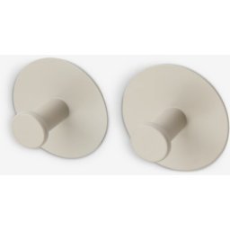 Hooks steel 2pcs/pk beige