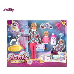Ittl lutka zimski set sa devojčicom i kucom ( 258185 )