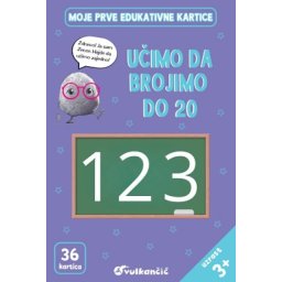 Zrnce kartice – Učimo da brojimo do 20 – latinica ( 31586 )