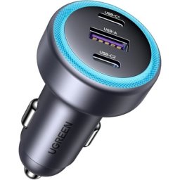Ugreen ec307 30w 3-port fast car charger ( 093-0083 )