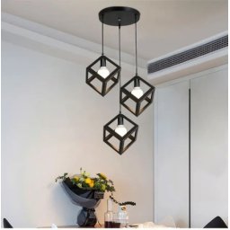 Visilica Kocka Crna sa krugom ( 1116-1 )