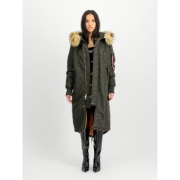 ALPHA INDUSTRIES L FISHTAIL Z JAKNA BLACK OLIVE