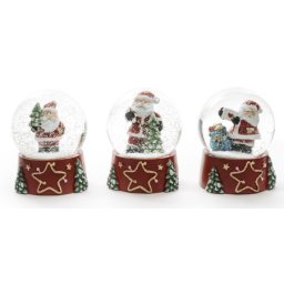 Viter novogodišnja vodena kugla santa star 8 cm ( 50328 )