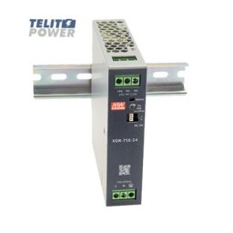 Mean Well XDR-75E-24 – 75W AC/DC DIN rail napajanje, 24V izlaz ( 4967 )