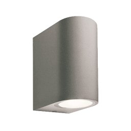 SPOLJNA ZIDNA LAMPA 2XGU10 NOOR 2 SIVA